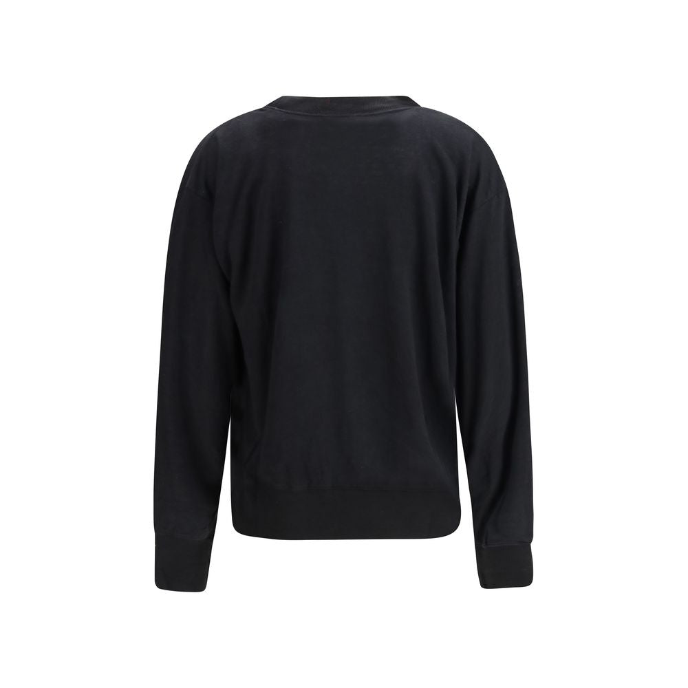 Marant Etoile Black Linen Sweatshirt