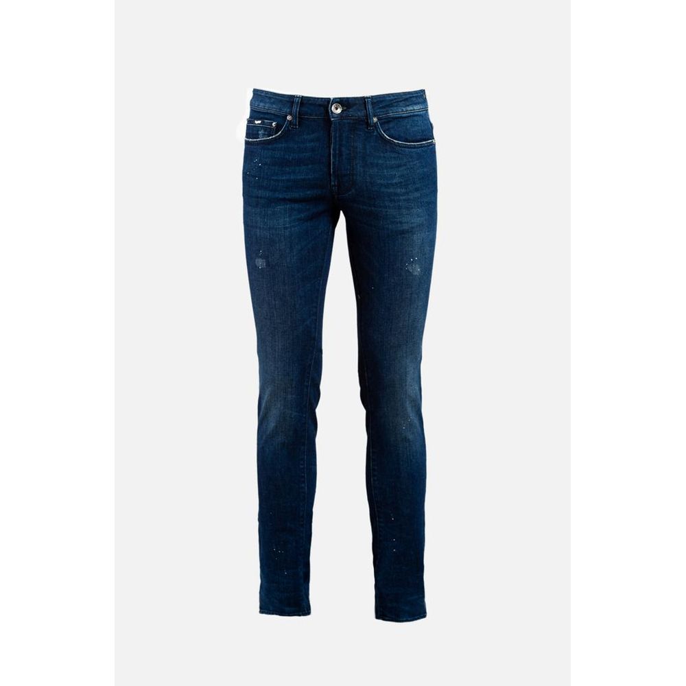 Jean skinny Gas en coton bleu