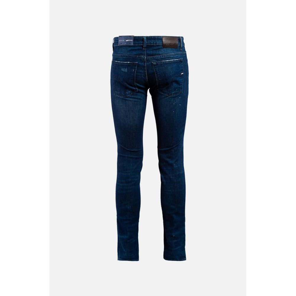 Jean skinny Gas en coton bleu