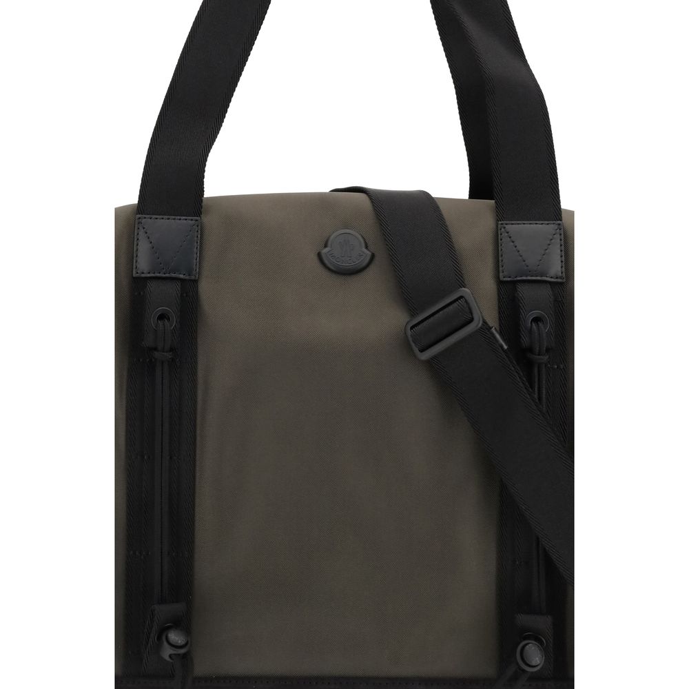 Moncler Brown Fabric Luggage And Travel