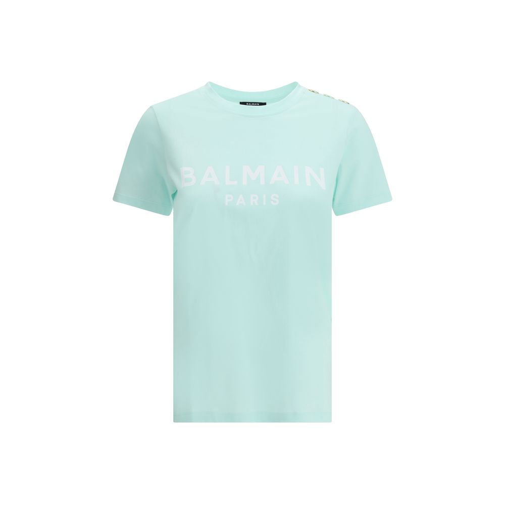 Balmain Bicolor Cotton T-Shirt