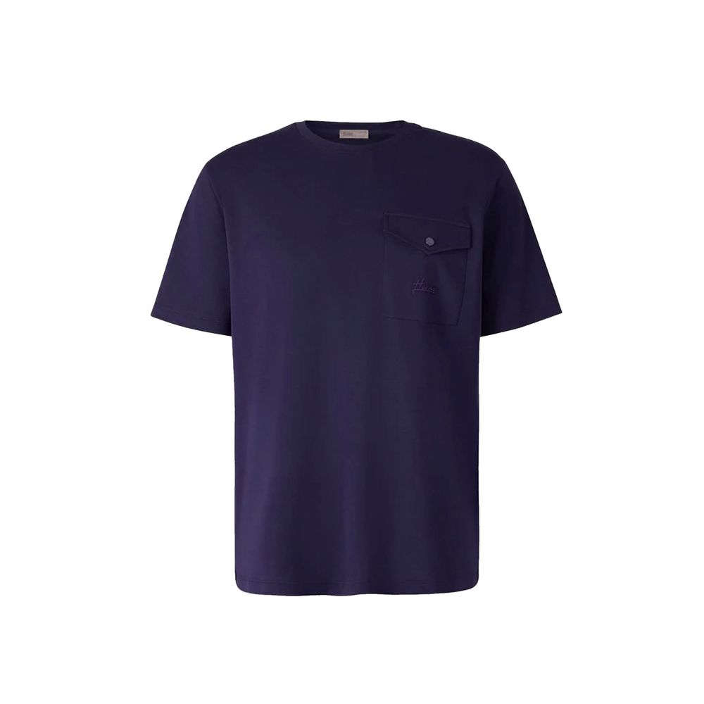 Herno Blue Cotton T-Shirt