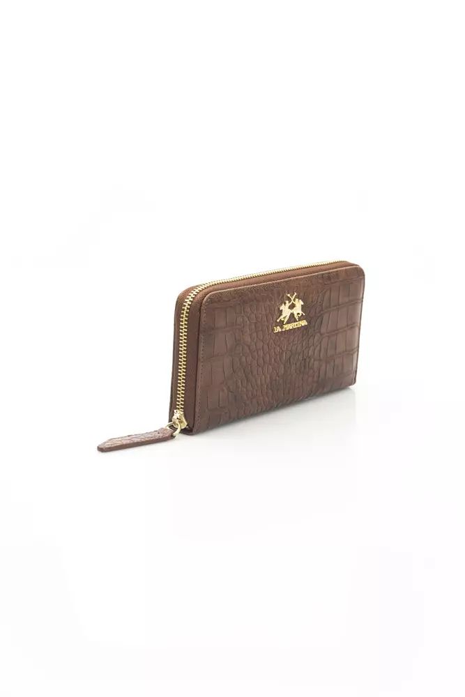 La Martina Brown Polyethylene Wallet