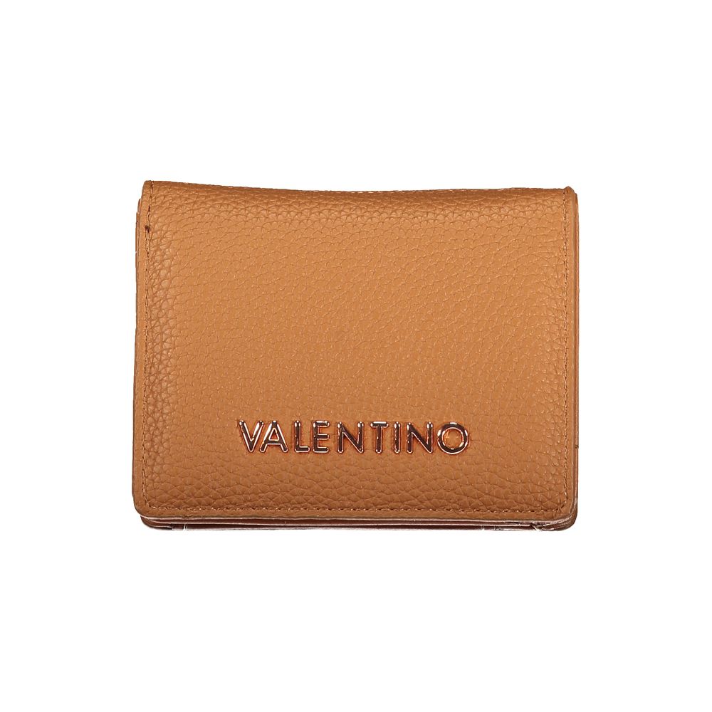Portefeuille en polyéthylène marron Valentino