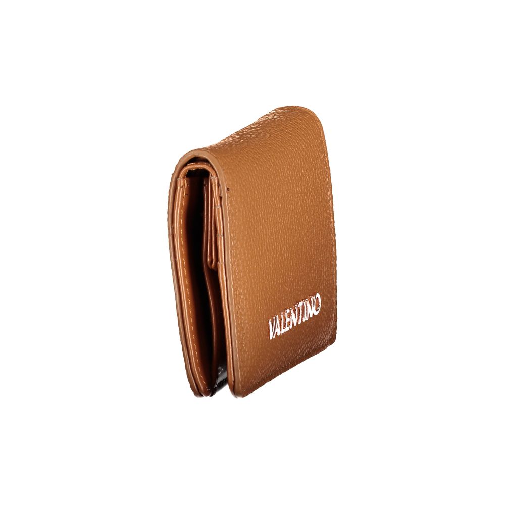 Portefeuille en polyéthylène marron Valentino