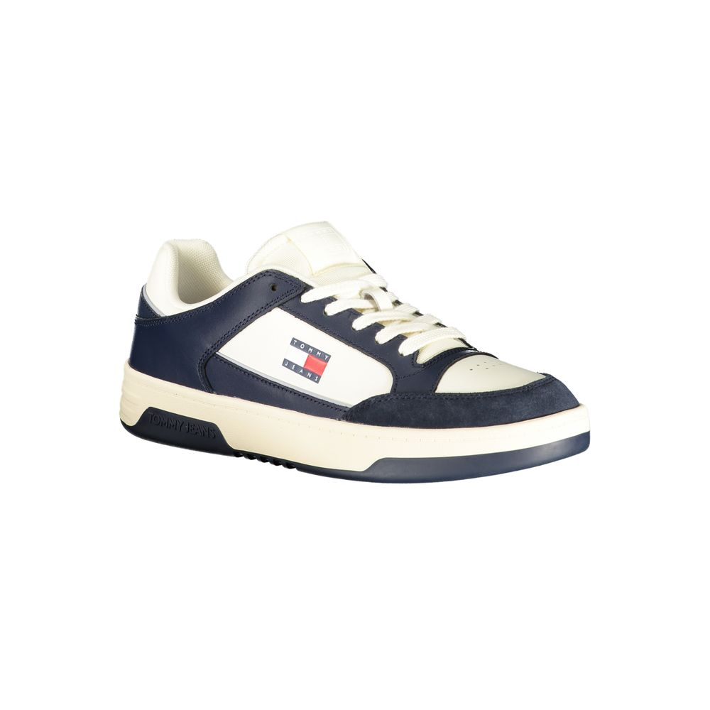 Baskets pour hommes Tommy Hilfiger en polyuréthane blanc