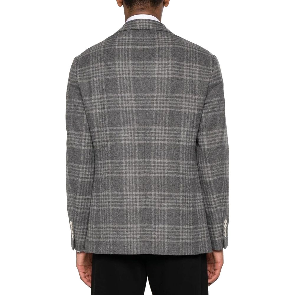 Veste en cachemire grise Brunello Cucinelli