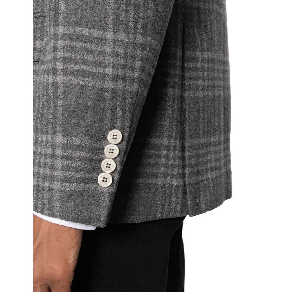 Veste en cachemire grise Brunello Cucinelli