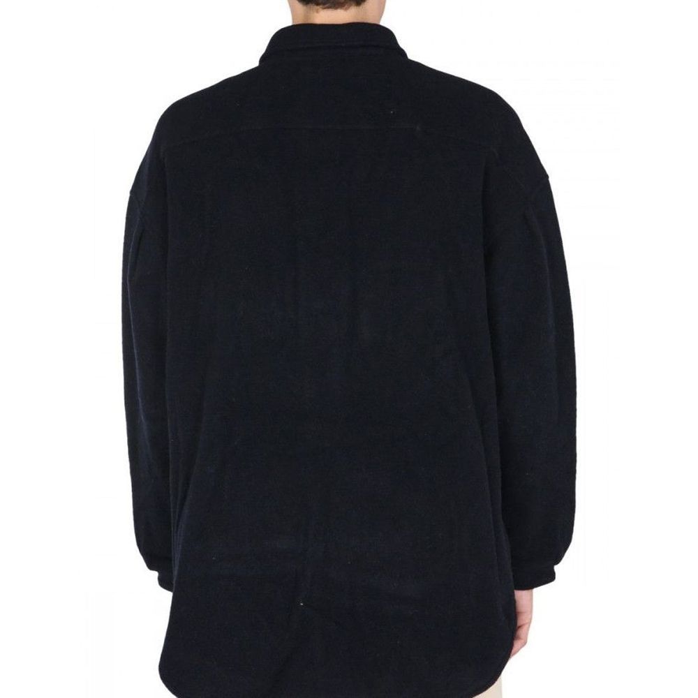 Ambush Blue Marabou Coat