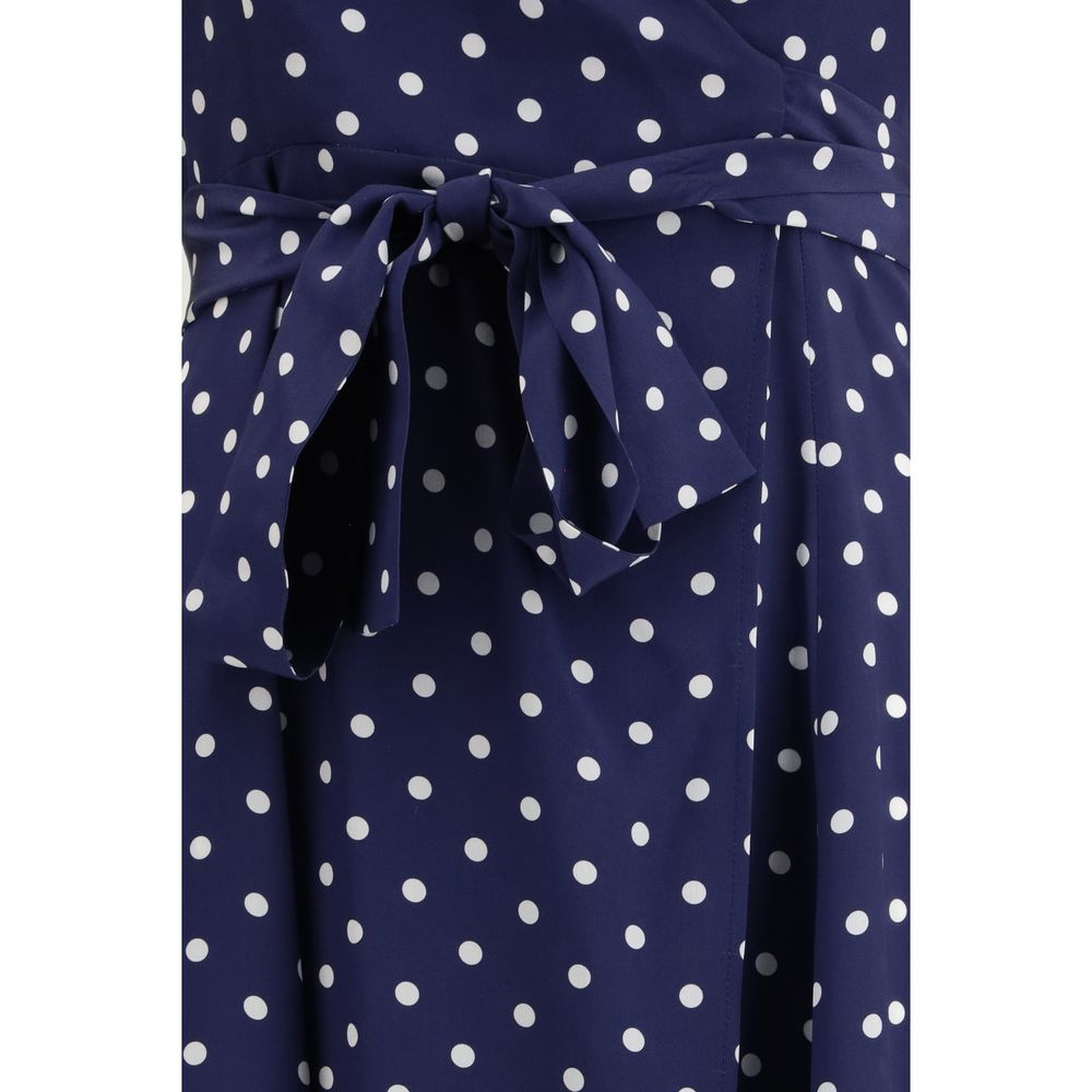 Robe décontractée P.A.R.O.S.H. en soie bleue
