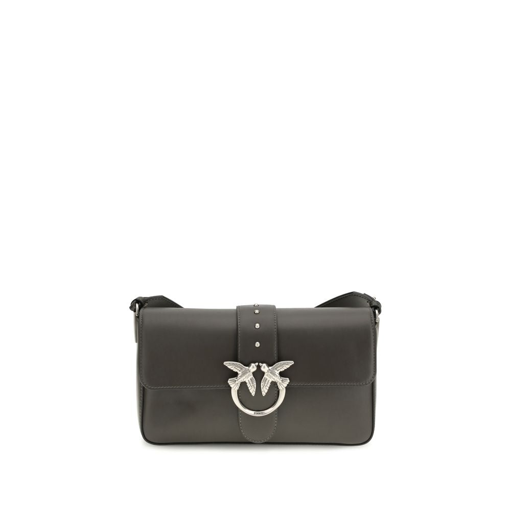 Sac bandoulière en cuir bicolore PINKO