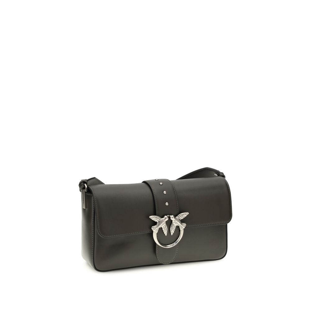 Sac bandoulière en cuir bicolore PINKO