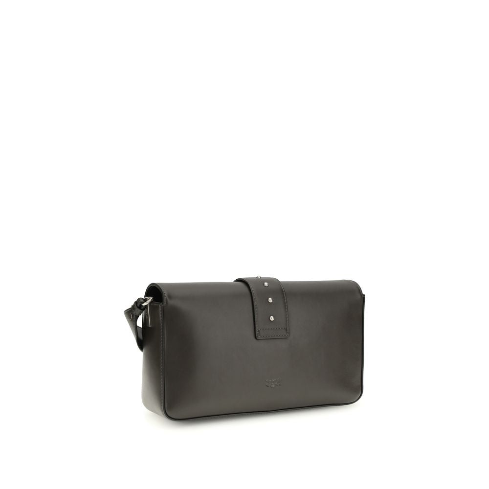 Sac bandoulière en cuir bicolore PINKO