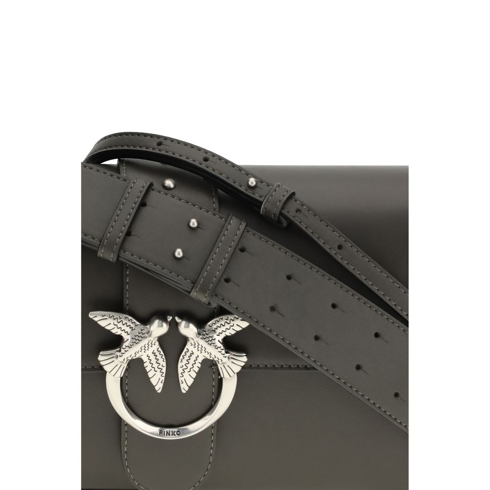 Sac bandoulière en cuir bicolore PINKO