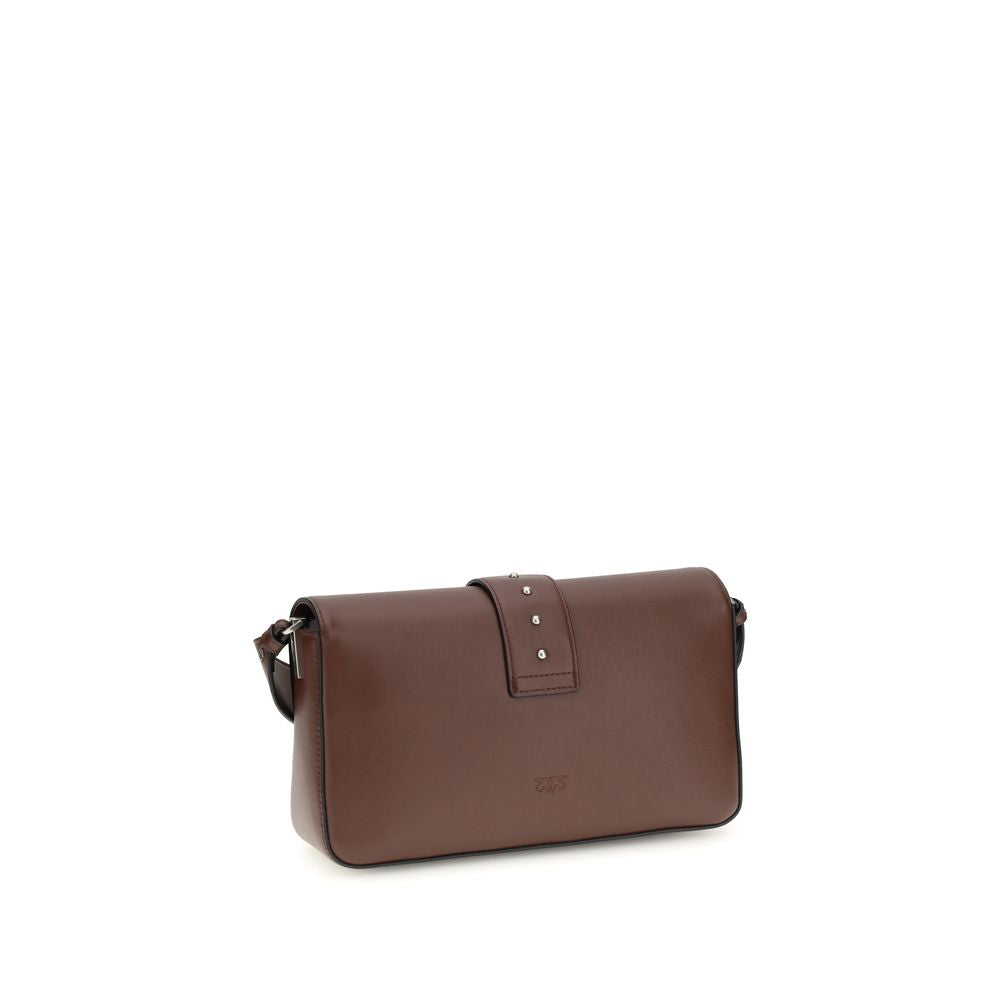 Sac bandoulière PINKO en cuir marron