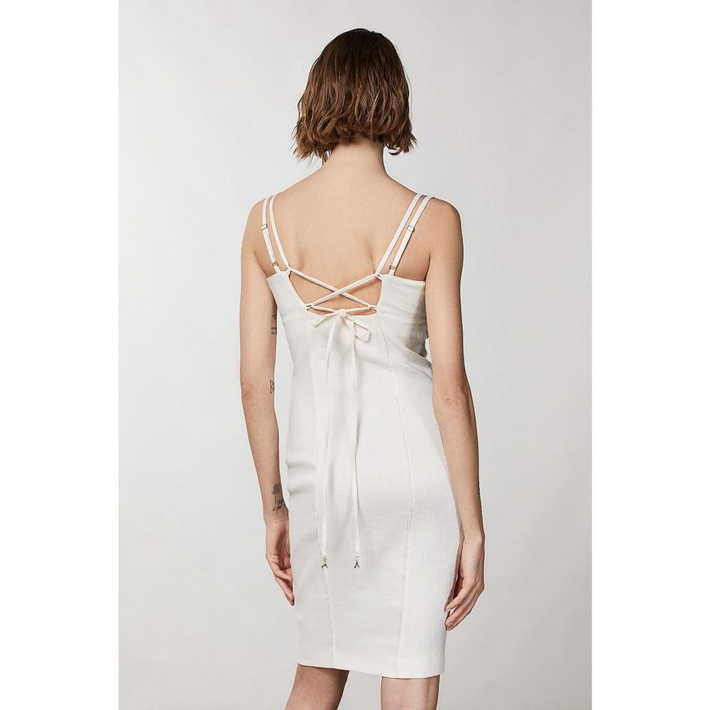 Robe décontractée Patrizia Pepe en lin blanc