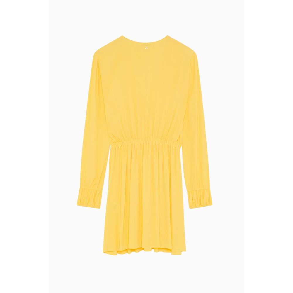 Robe décontractée Patrizia Pepe en viscose jaune