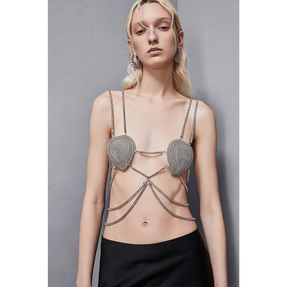 Soutien-gorge Patrizia Pepe blanc cuivré
