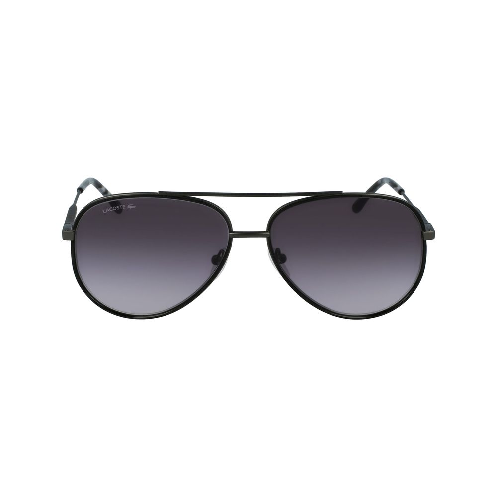 Lunettes de soleil Lacoste en métal gris