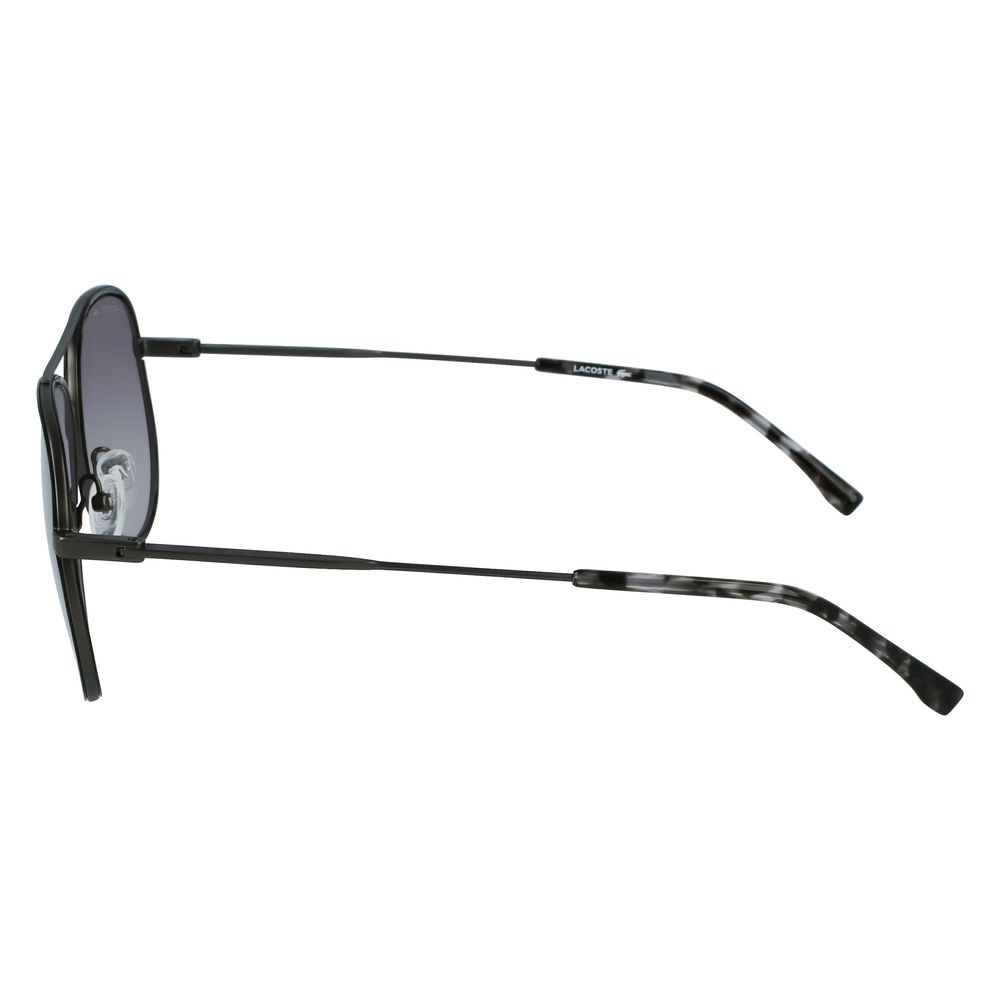 Lunettes de soleil Lacoste en métal gris
