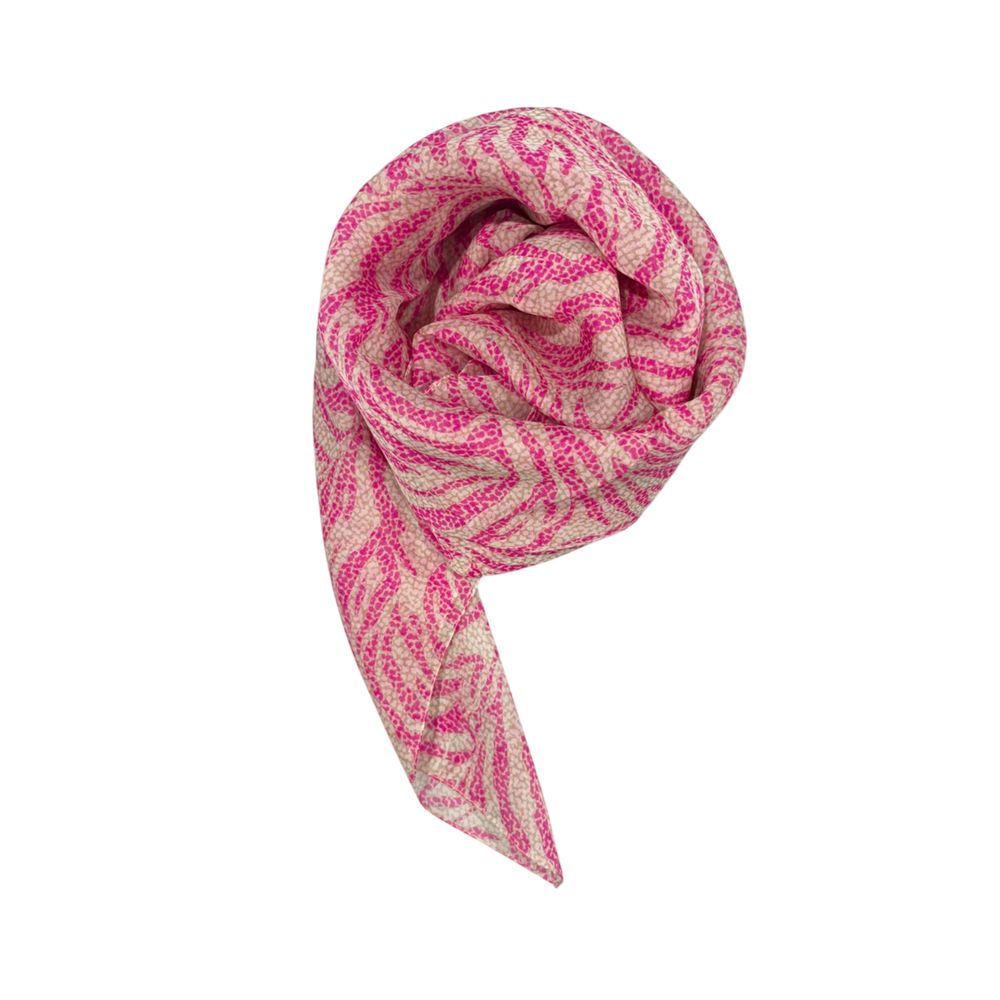 Foulard Borbonese en Soie Rose pour Femme