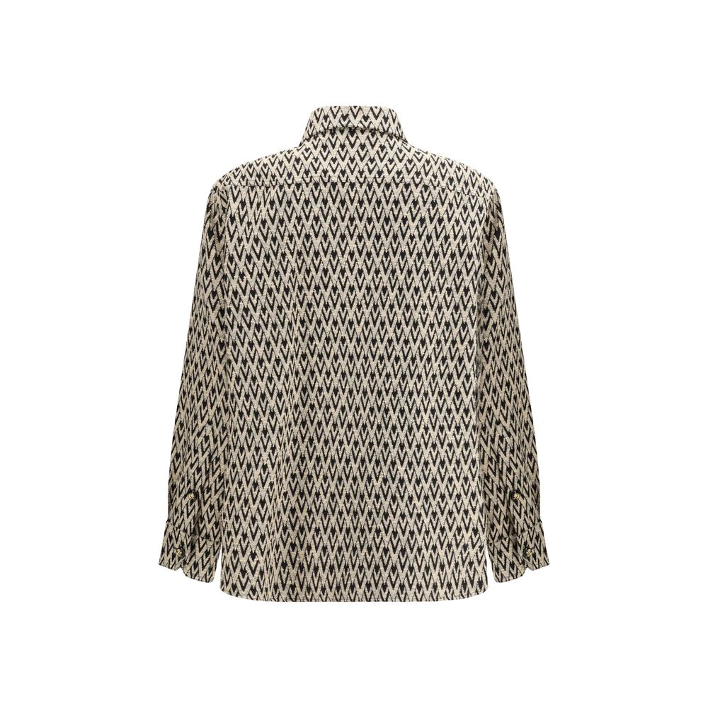 Manteau en coton multicolore Valentino