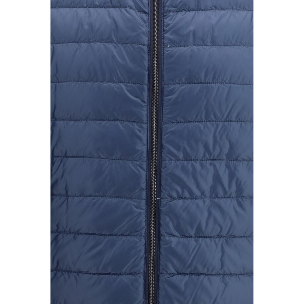 Veste sans manches en polyamide blanc Herno