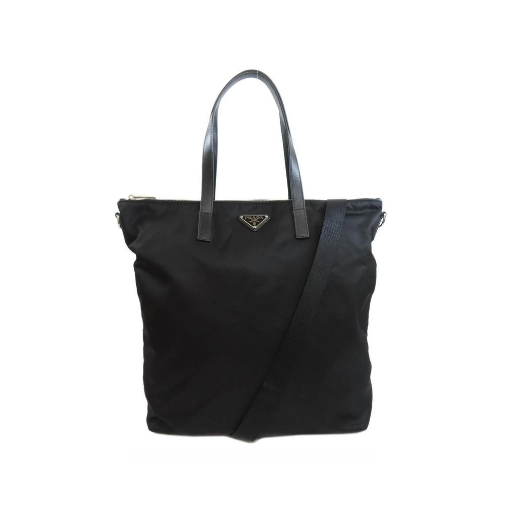 Sac cabas Prada en nylon noir