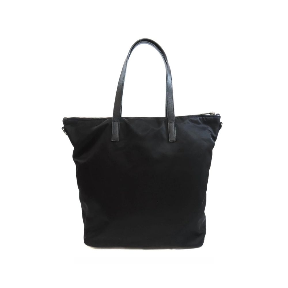 Sac cabas Prada en nylon noir