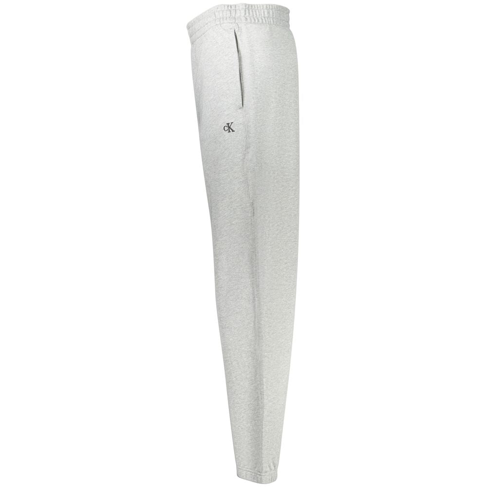 Pantalon de sport Calvin Klein Grigio en coton pour homme