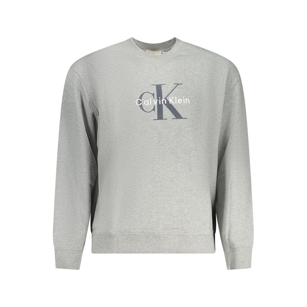 Sweat-shirt Calvin Klein en coton gris