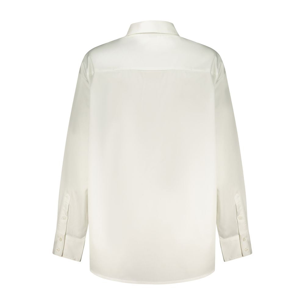 Chemise femme en coton blanc Guess Jeans