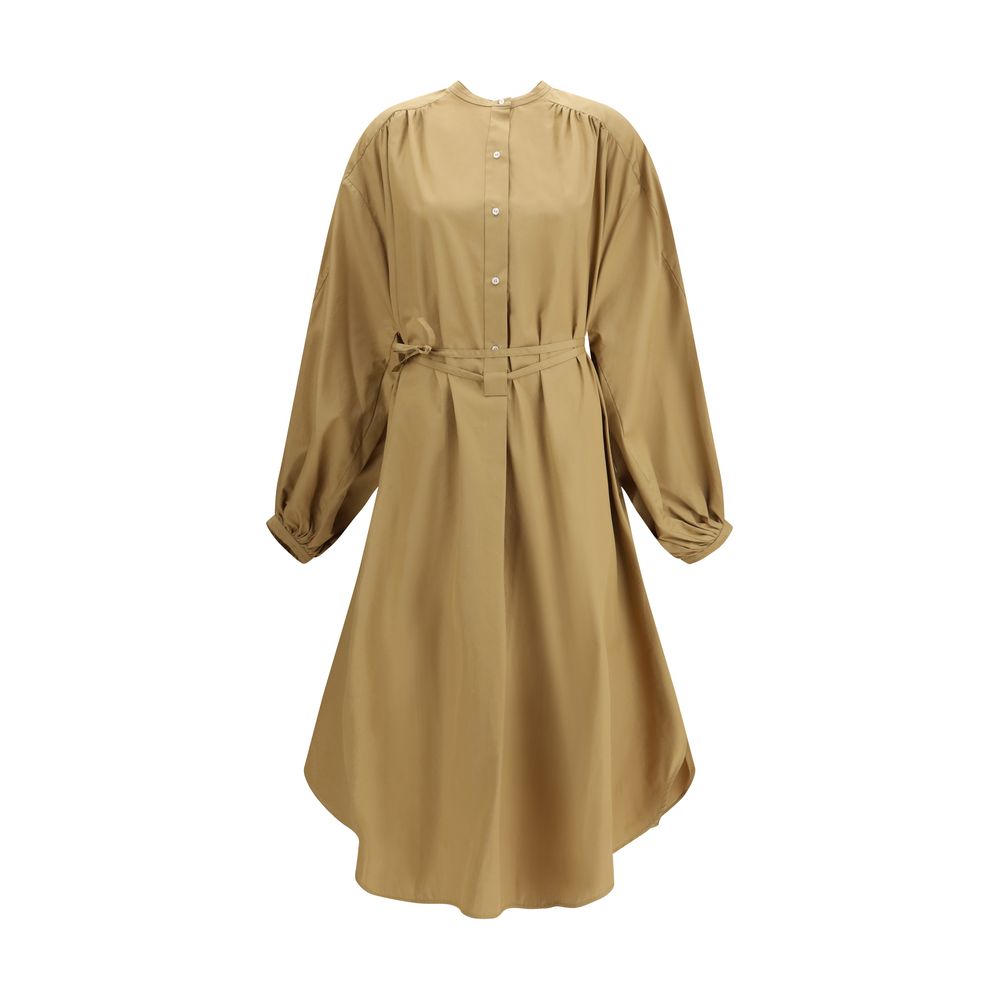 Robe décontractée en coton beige Loulou De Saison