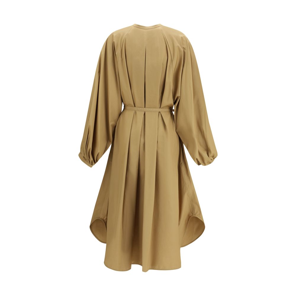 Robe décontractée en coton beige Loulou De Saison