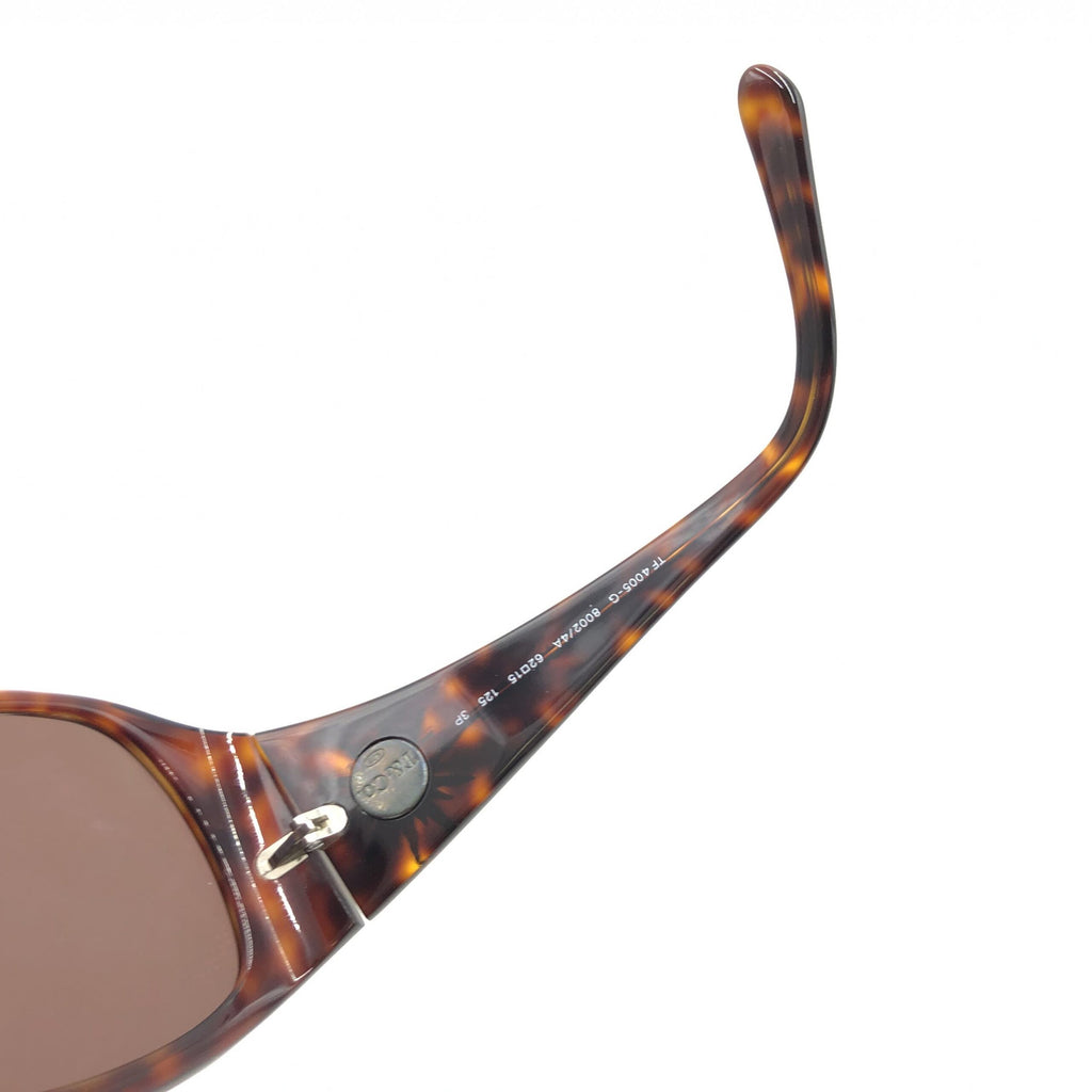 Lunettes de soleil ovales marron Tiffany & Co.