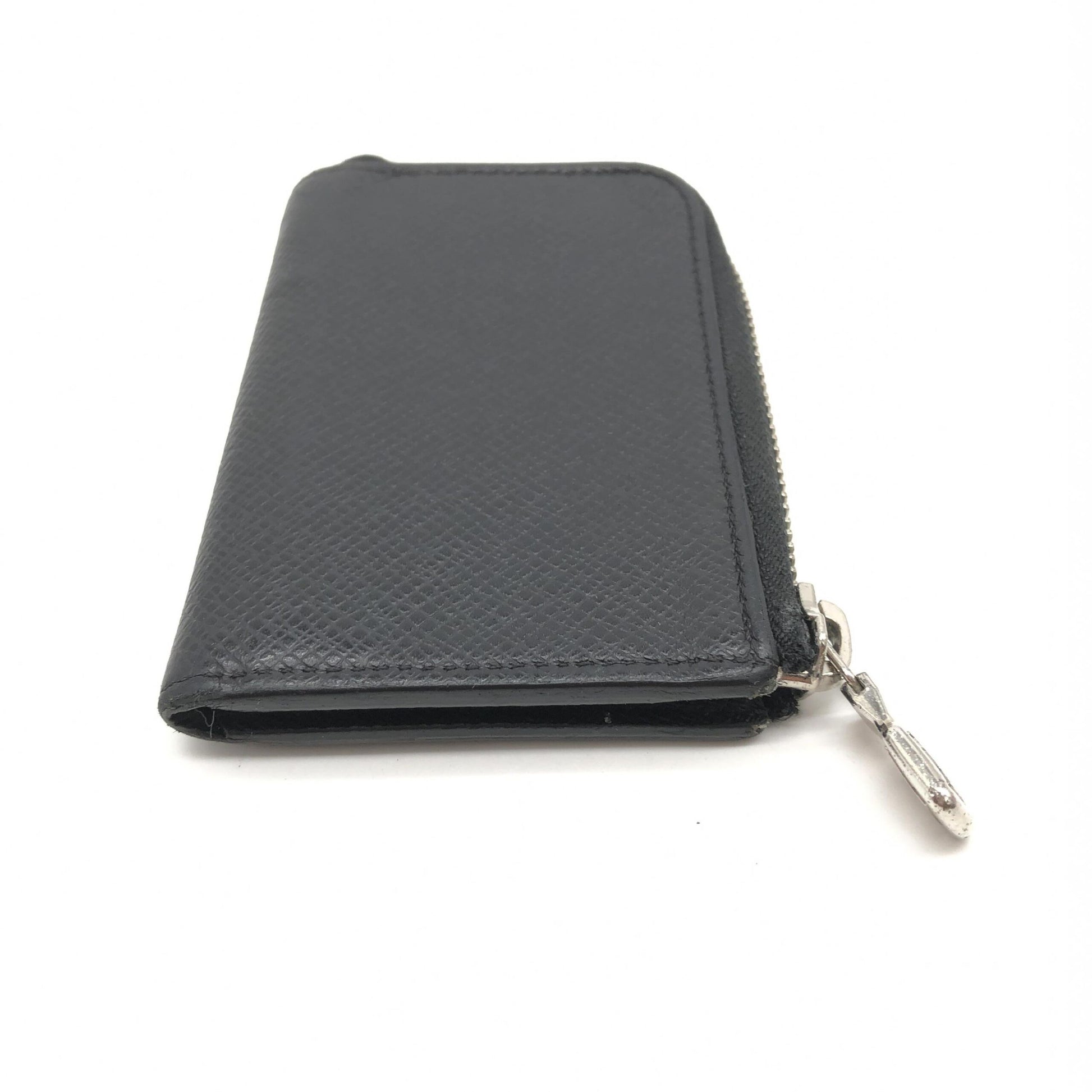 Louis Vuitton Taiga Zippy Coin Purse In Black