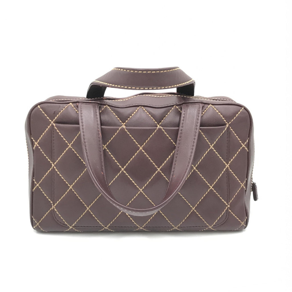 Sac à main Chanel Wild Stitch Mini Boston Rouge
