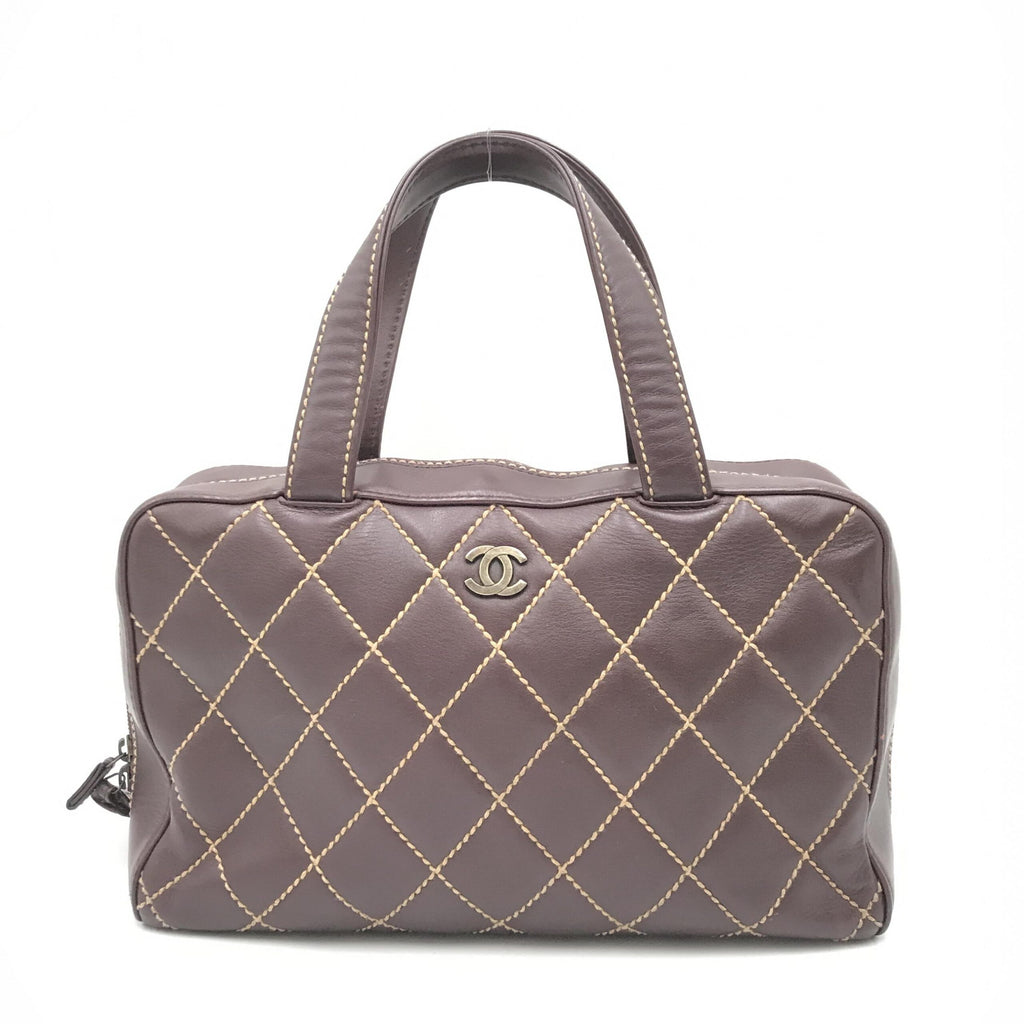 Sac à main Chanel Wild Stitch Mini Boston Rouge