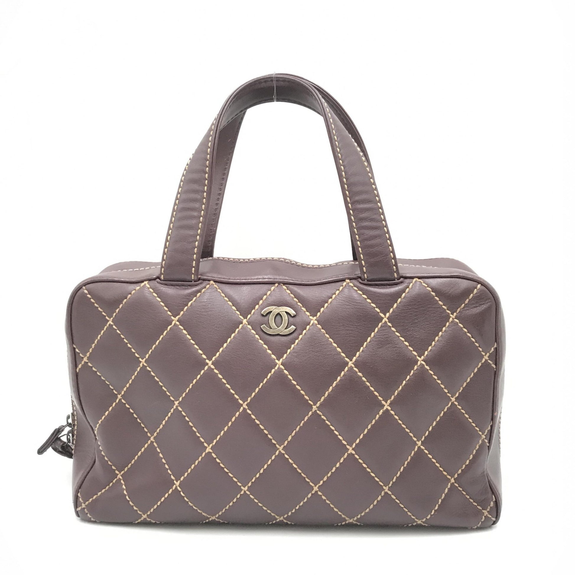 Sac à main Chanel Wild Stitch Mini Boston Rouge