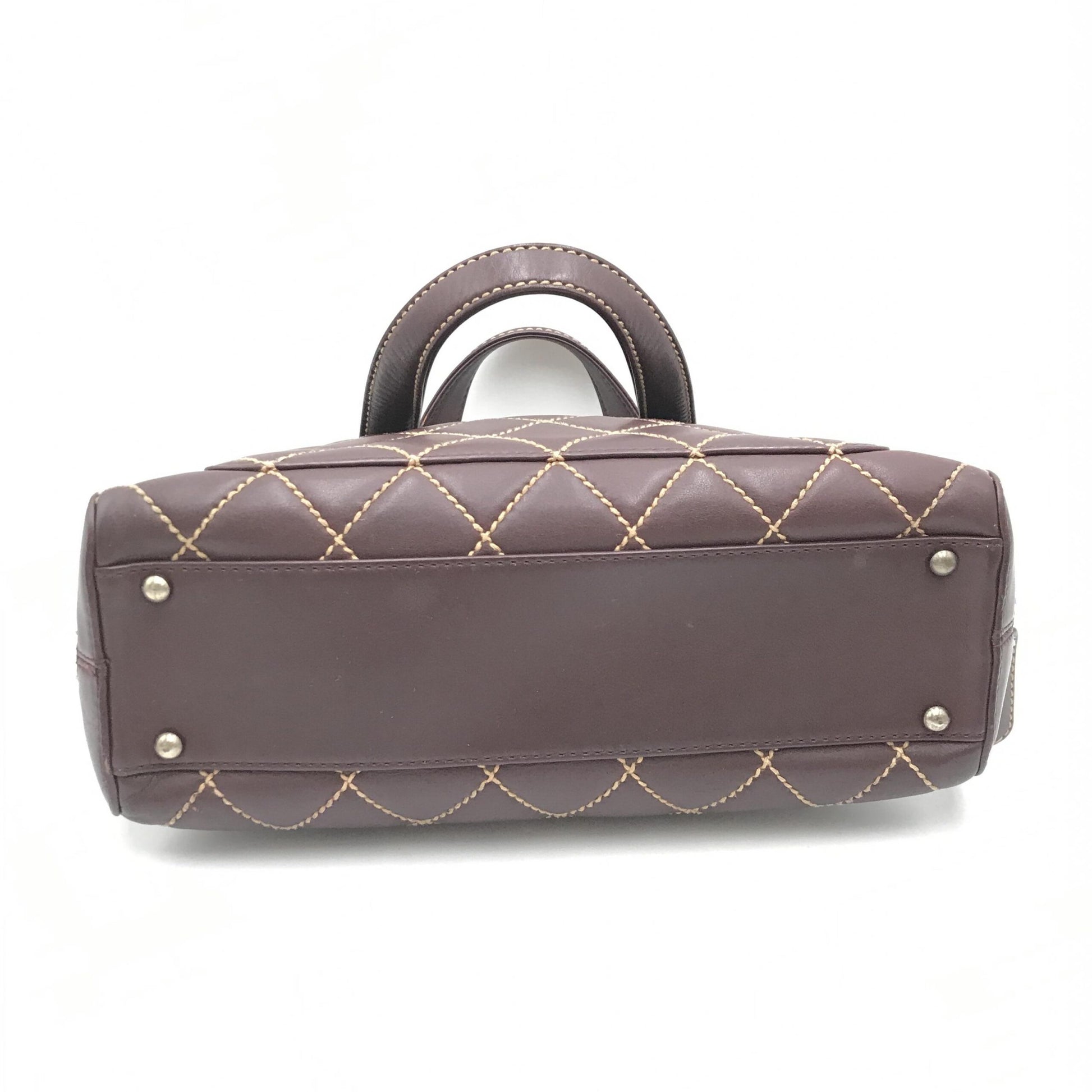 Sac à main Chanel Wild Stitch Mini Boston Rouge