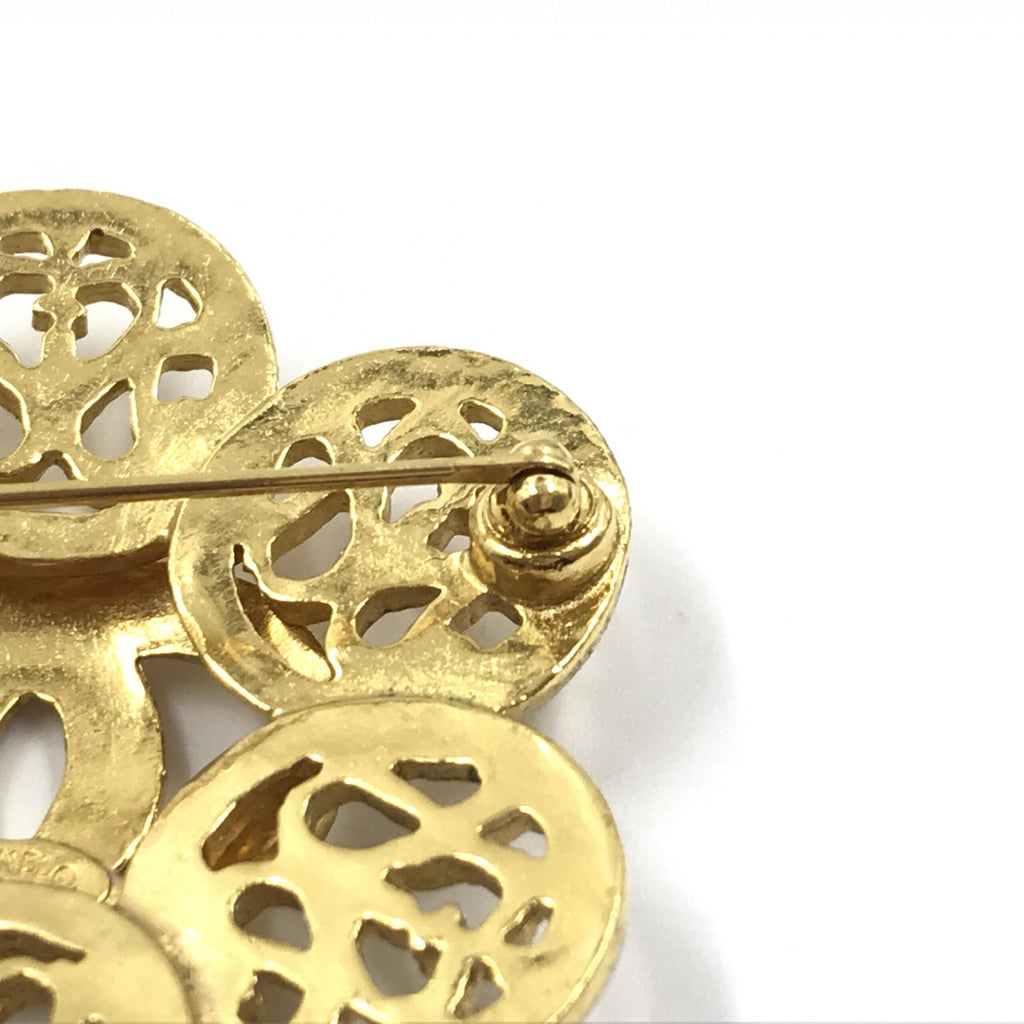 Broche Coco Médaillon Vintage Bijoux Fantaisie Chanel