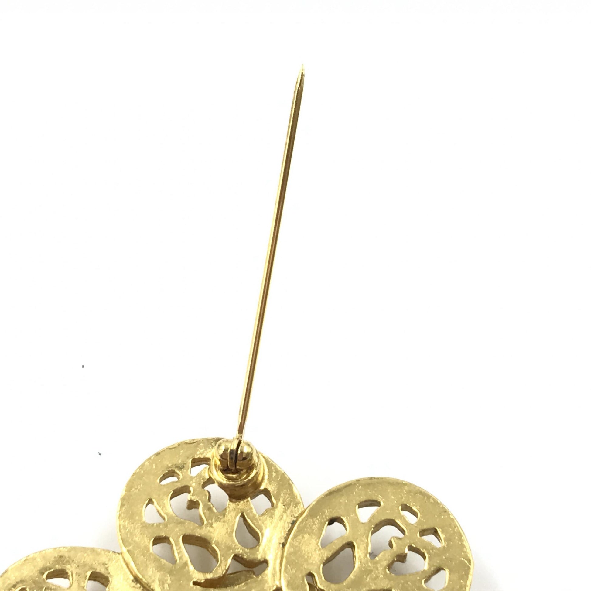 Broche Coco Médaillon Vintage Bijoux Fantaisie Chanel