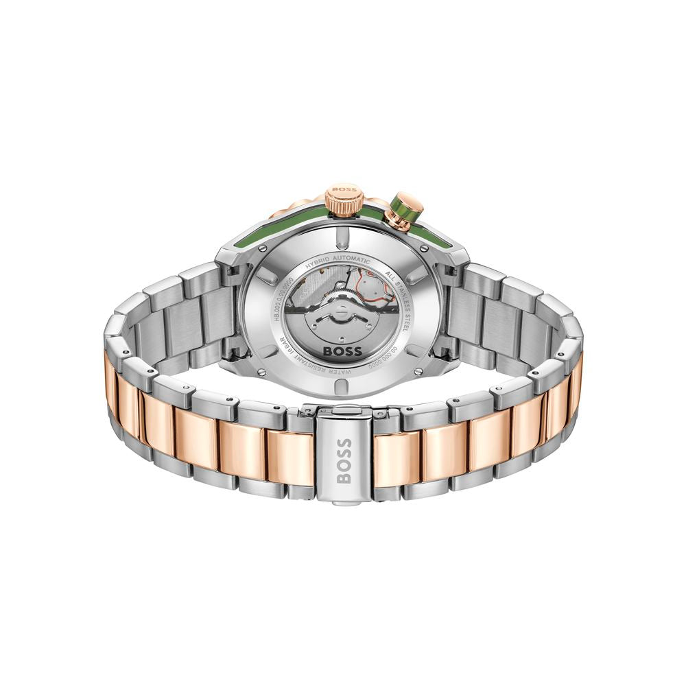 Montre de soirée Hugo Boss en acier inoxydable gris