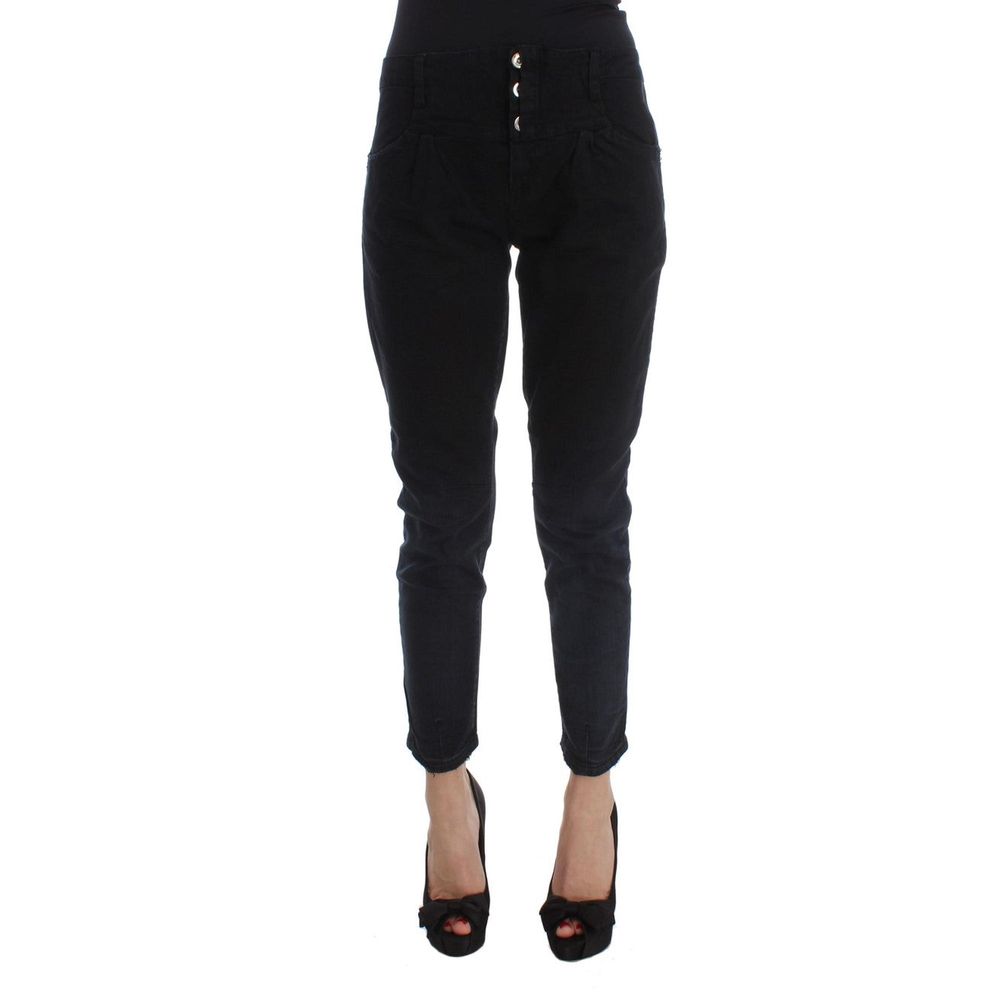 Jean Capri en Coton Noir Costume National