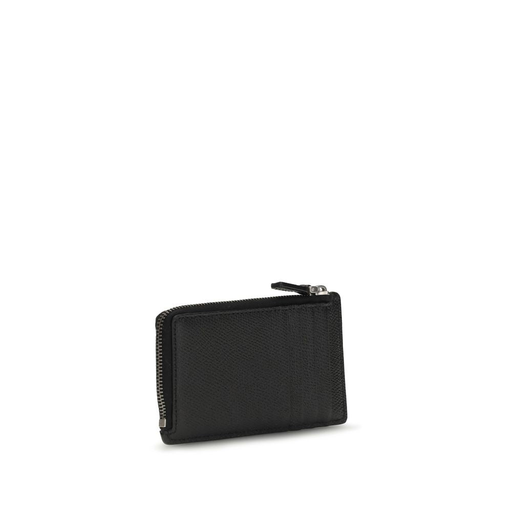 Portefeuille Valentino Garavani en Cuir de Veau Noir Bos Taurus