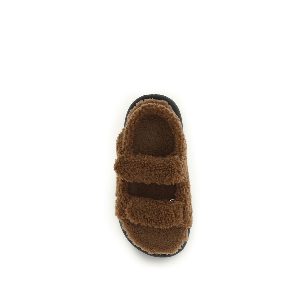 Chaussons Moon Boot Marron en Polyamide