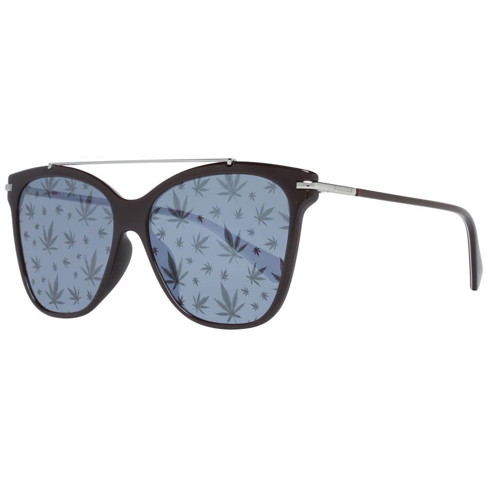 Lunettes de soleil Police en métal et plastique marron