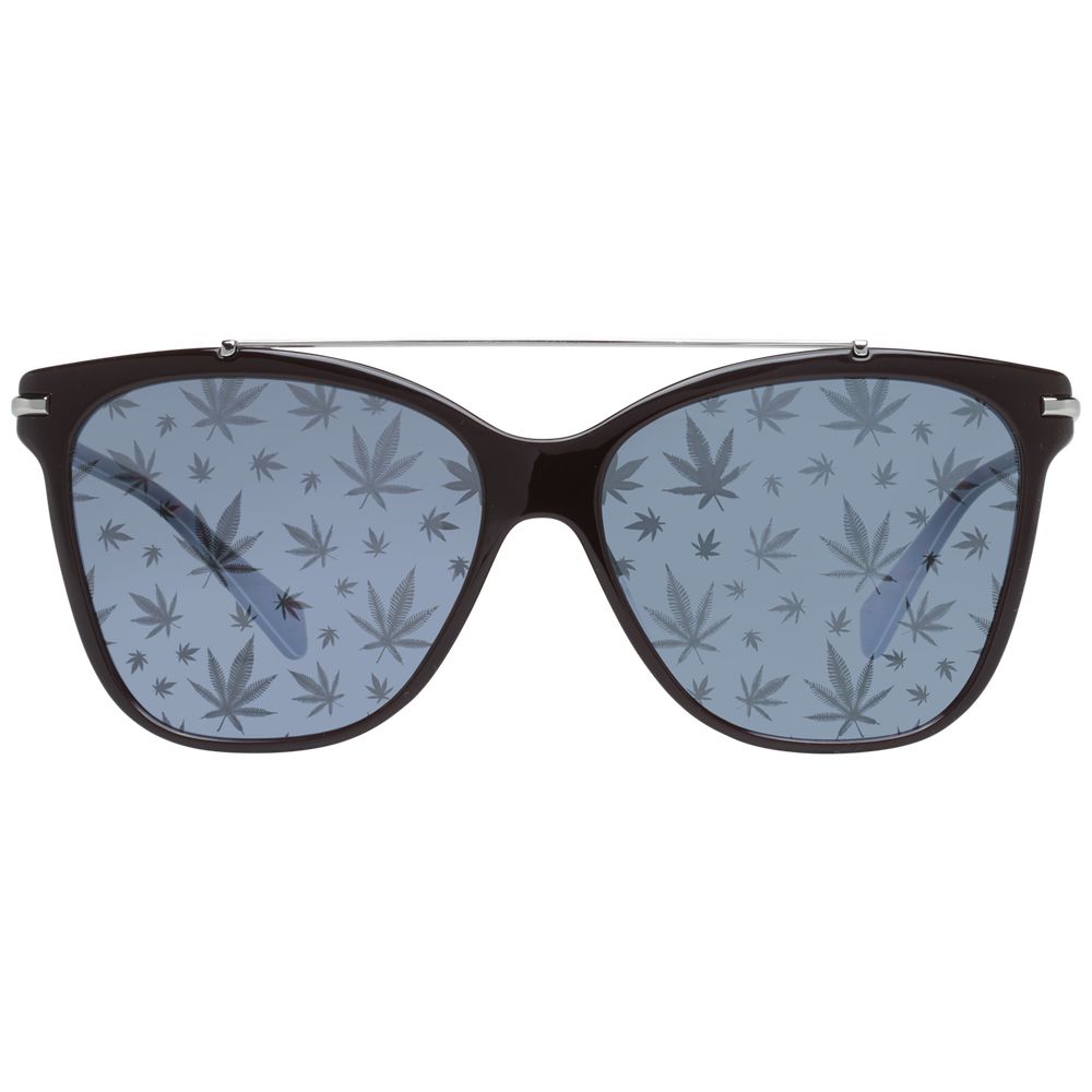 Lunettes de soleil Police en métal et plastique marron
