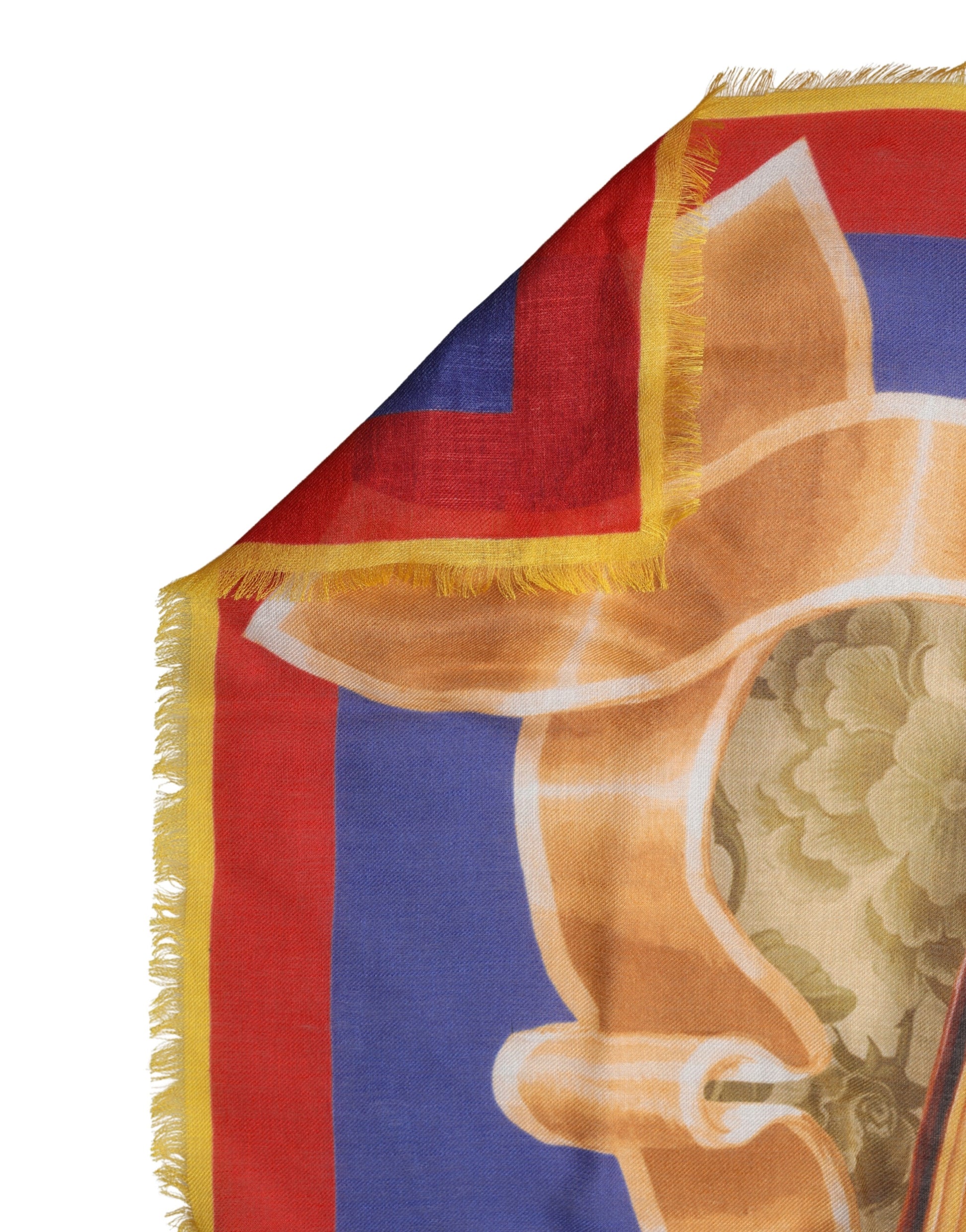 Dolce & Gabbana Châle foulard enveloppant Italie Chine Multicolore 140cm x 130cm
