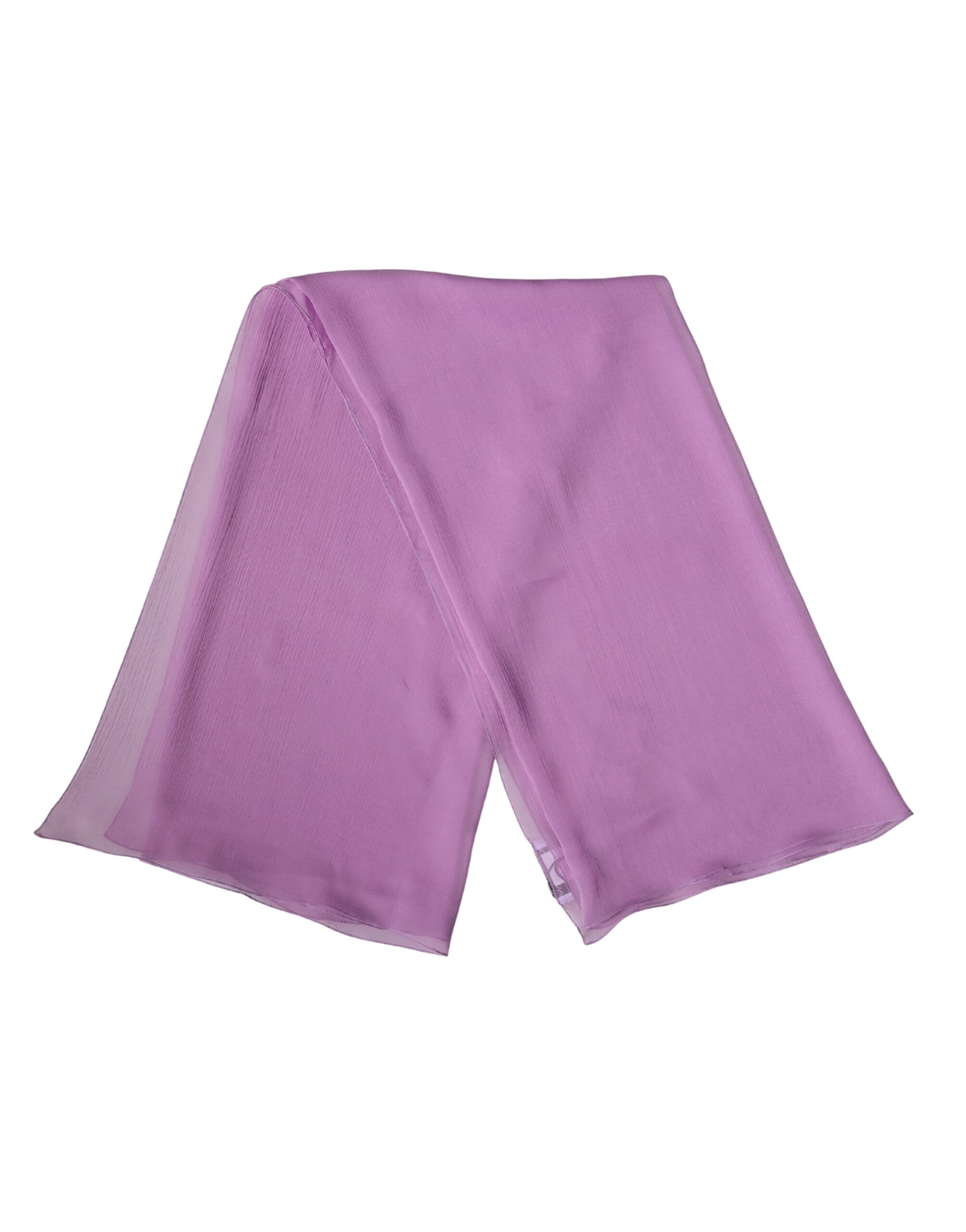 Foulard en soie violet clair Dolce & Gabbana 114cm x 114cm